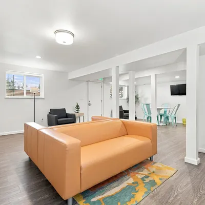 Resident lounge seating at Lime Apartments