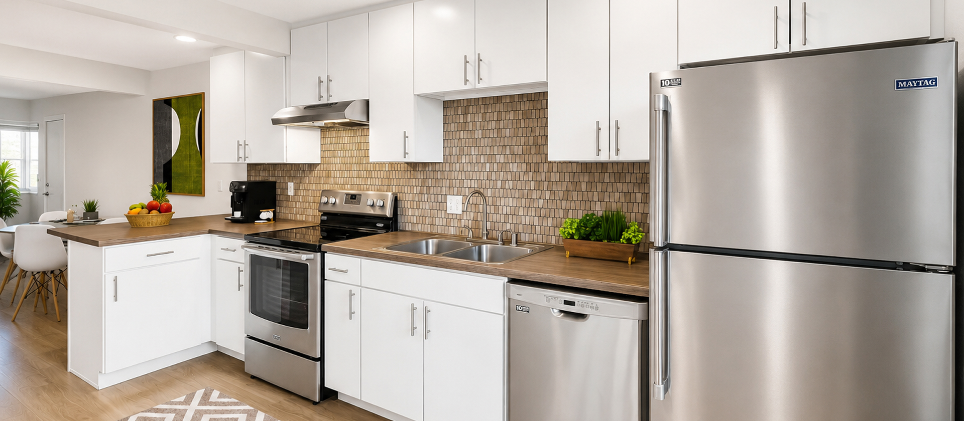 Modern kitchen at Lime Apartments