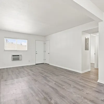 Living room at Lime Apartments in Lakewood, CO