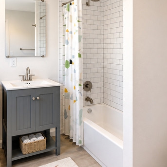 Double Vanity Bathroom